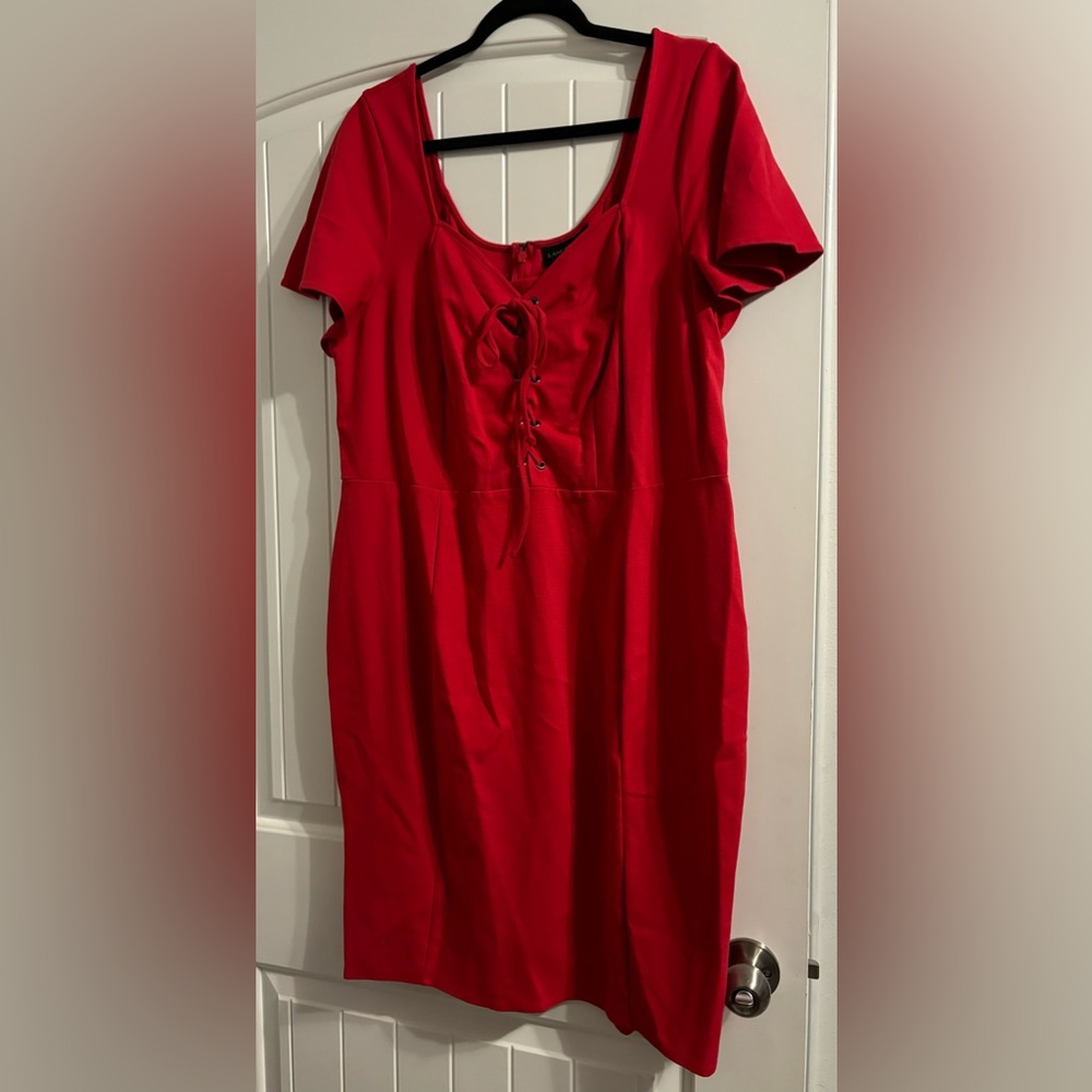 Red Corset Style Dress